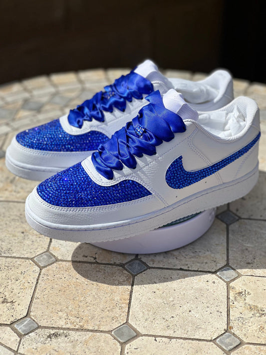 Custom Nike Wedding Shoes, Nike Low Bridesmaids Shoes, Sneaker Ball  Bling Shoes, Graduation, Birthday Bedazzeled Shoes,  Gift For HerGift